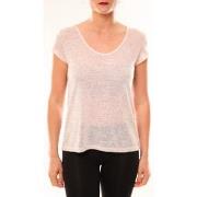 T-shirt Meisïe T-Shirt 50-606SP15 Rose