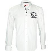 Chemise Andrew Mc Allister chemise brodee superball blanc