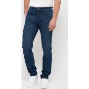 Pantalon Main Road 650 Pantalon 5 poches denim, coupe slim, ton fonc