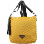 Sac Bandouliere Girls Power Sac seau Star nylon surpiqué - Jaune mouta...