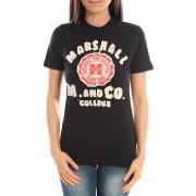 T-shirt Sweet Company T-shirt Marshall Original M and Co 2346 Noir