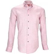 Chemise Andrew Mc Allister chemise en lin gao rose