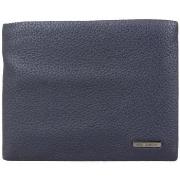 Sacoche Mac Alyster Portefeuille Européen Premium RFID - Cuir Bleu