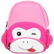 Cartable Maskot Petit sac à dos enfant Trafikot le Singe Rose