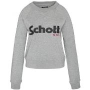 Sweat-shirt Schott Sweatshirt SW GINGER 1 W HEATHER GREY
