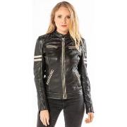 Veste Daytona KYERA SHEEP VICTORIA VEG BLACK