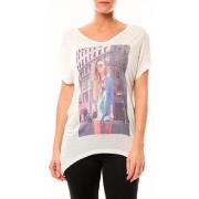 T-shirt Vero Moda State S/S Top Box it 10107895 Blanc