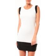 Robe Vero Moda Signe S/L Mini Dress 10111107 Blanc/Noir