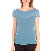 T-shirt Aggabarti t-shirt voile121072 bleu