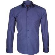 Chemise Andrew Mc Allister chemise fil a fil barking bleu