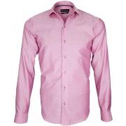 Chemise Emporio Balzani chemise tissu armure porfirio rose