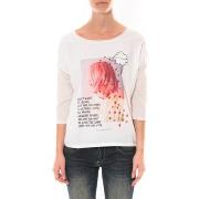 T-shirt Coquelicot Tee shirt Blanc 16425