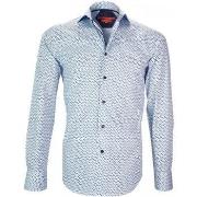 Chemise Andrew Mc Allister chemise imprimee glasgow bleu