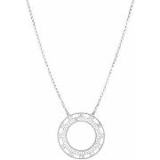 Collier Orusbijoux Collier Argent Grand Cercle Motif Orus Rhodié