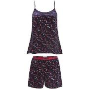 Culottes &amp; slips Tommy Hilfiger Pyjama Femme Ref 56121 Multicolore
