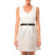 Robe Vero Moda Nella S/L Short Dress 10107365 Blanc/Beige