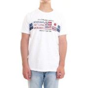 T-shirt Napapijri NP0A4F6J T-Shirt/Polo homme blanche