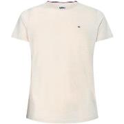 T-shirt Tommy Jeans T shirt Ref 54042 ABI smooth stone Htr
