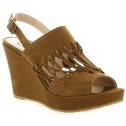 Sandales Benoite C Nu pieds cuir nubuck