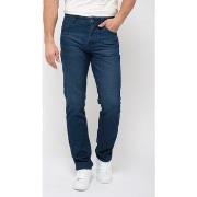 Pantalon Main Road 650 Pantalon 5 poches denim, coupe droite, ton fonc