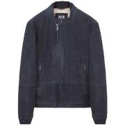 Blouson Montereggi Veste en cuir Madras bleu