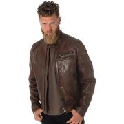 Veste Daytona STARGET LAMB PAOLO DARK COGNAC