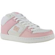 Baskets DC Shoes Manteca 4 mid ADJS100147 WHITE/PINK (WPN)