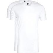 T-shirt Suitable Obambo T-Shirt Col Rond Blanc 2-Pack