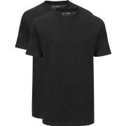 T-shirt Slater T-shirt Américain Lot de 2 Noir