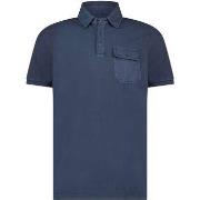 T-shirt State Of Art Polo Bleu Foncé Pique