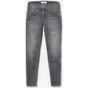 Jeans Le Temps des Cerises Linz power skinny 7/8ème jeans destroy gris