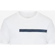 Debardeur Emporio Armani EA7 Tee shirt Armani Exchange blanc 3LZTBE ZJ...