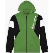 Veste Champion VESTE ZIPPE H 213639 VERT NOIR - XS