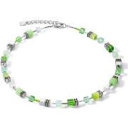 Collier Coeur De Lion Collier GeoCUBE Joyful Colours Vert