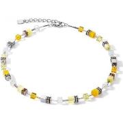 Collier Coeur De Lion Collier Geocube Joyful Colours Jaune