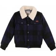 Veste enfant Timberland Veste junior Bleu et Noir à carreaux - w19-641...