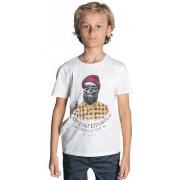 T-shirt enfant Deeluxe Tee shirt junior Hypster TELLSON blanc