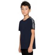 T-shirt enfant Deeluxe T-shirt junior Noir bande - COLBERT