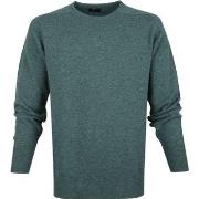 Sweat-shirt William Lockie Pull Agneline Vert Moyen