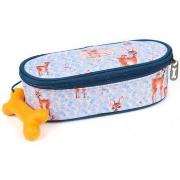 Cartable Stones and Bones Trousse plumier motif Bambi rose bleu