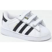 Baskets adidas BASKET SUPERSTAR VELCRO BLANC