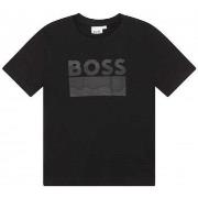 T-shirt enfant BOSS Tee shirt Hugo noir junior J25M02/09B