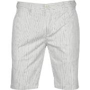 Pantalon Blue Industry Short Senna Rayures Blanche