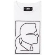 T-shirt enfant Karl Lagerfeld Tee shirt junior blanc Z25357/10B