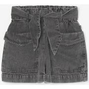 Short enfant Le Temps des Cerises Short stuvygi en tencel gris