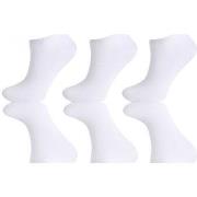 Chaussettes Canon Shoes LOT DE 3 CHAUSSETTES TIGE COURT BLANC