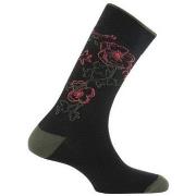 Chaussettes Kindy Mi-chaussettes jersey en coton motif fleurs