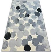 Tapis Rugsx Tapis SCANDI 18461/752 - CERCLES crème gris 140x200 cm