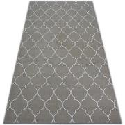 Tapis Rugsx Tapis SENSE Micro 81220 TRÈFLE MAROCAIN beige/bla 80x150 c...