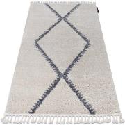 Tapis Rugsx Tapis BERBER MEKNES B5910 crème et gris 240x330 cm